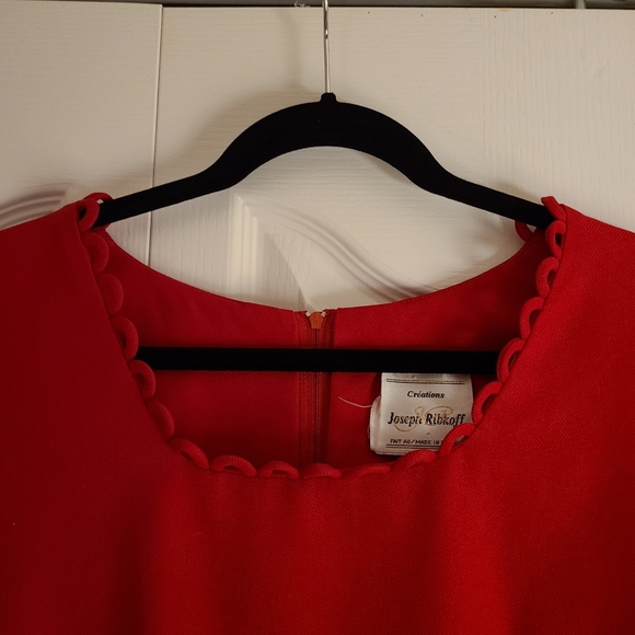 Vintage joseph ribkoff red dress - Picture 5 of 6